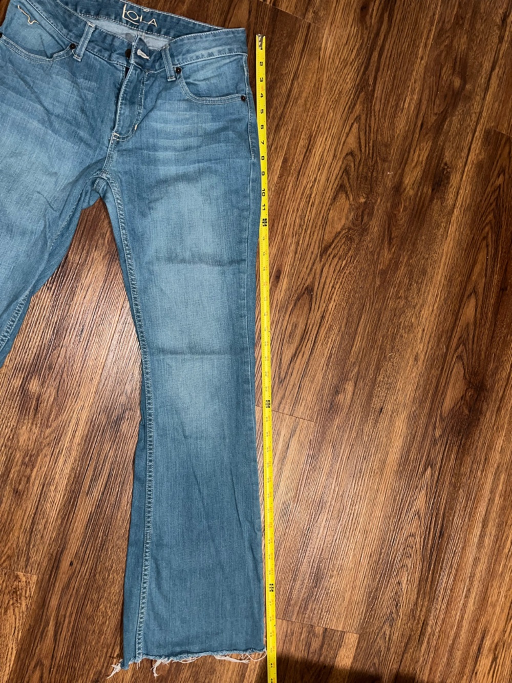 lola Dark Blue Straight-Leg Jeans - Picture 8 of 9